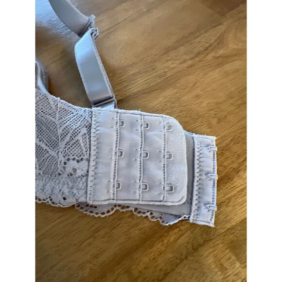 Wacoal Halo Lace Convertible Underwire Bra in Twilight Gray 36DD - Picture 8 of 8